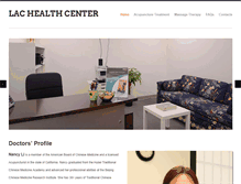 Tablet Screenshot of lachealthcenter.com